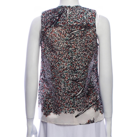 authentic BALENCIAGA size 36 silk shell top - Picture 3 of 12